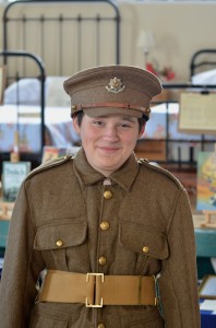 'Alfie' - in role as a Private with the Durham Light Infantry 