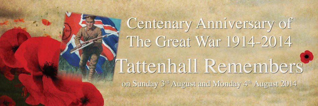 Tattenhall Remembers Banner August 2014